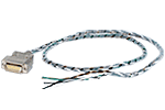 15-pin D-sub analog input cable